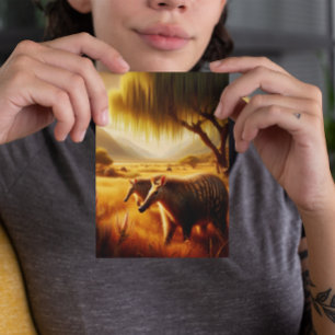 Carte Postale Aardvark Serene Wildlife Harmony