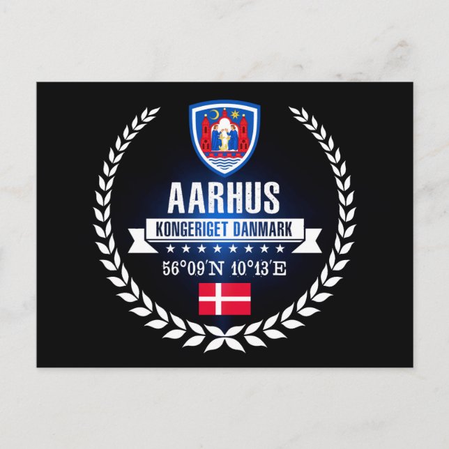Carte Postale Aarhus (Devant)