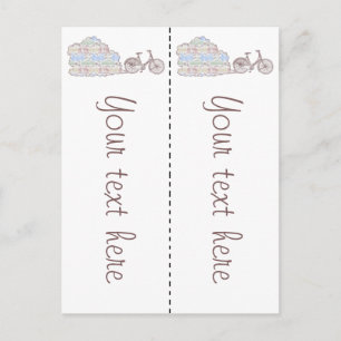 Carte Postale Aarhus à vélo, 2x signets