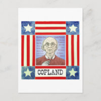 Carte postale Aaron Copland