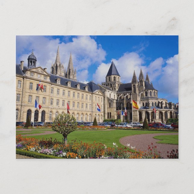 Carte Postale Abbaye Aux Hommes, Caen, Calvados, Normandie, Fran (Devant)