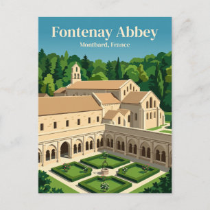 Carte Postale Abbaye cistercienne de Fontenay France