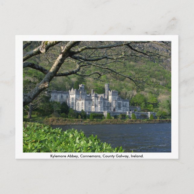 Carte Postale Abbaye de Kylemore, Connemara, Co. Galway (Devant)