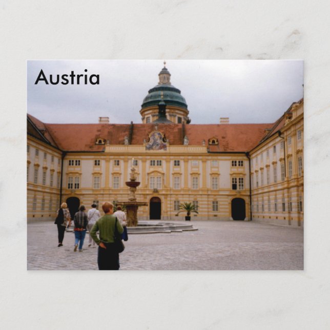 Carte Postale Abbaye de Melk, Melk, Autriche (Devant)