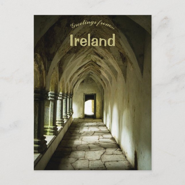 Carte Postale Abbaye de Muckross Parc national de Killarney Irla (Devant)