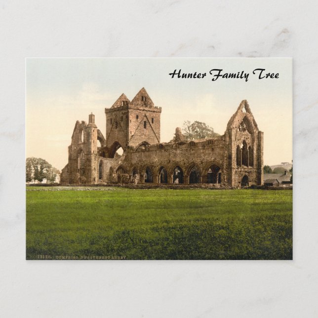 Carte Postale Abbaye de Sweetheart, Dumfries, Écosse (Devant)