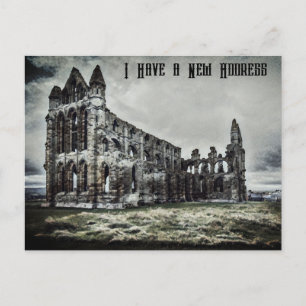 Carte Postale Abbaye de Whitby Changement d'adresse Gothique