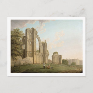 Carte Postale Abbaye Sainte-Marie, York, vers 1778 (huile sur to
