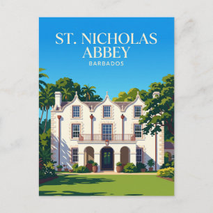 Carte Postale Abbaye St. Nicholas Barbade