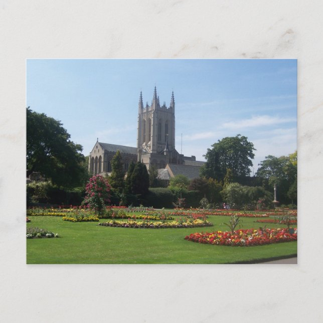 Carte Postale Abbey Gardens, Suffolk, Angleterre (Devant)