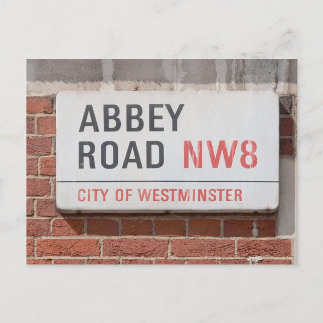 Carte Postale Abbey Road Londres (Devant)