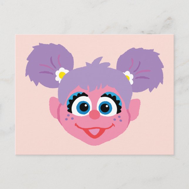 Carte Postale Abby Cadabby | Face de fleurs (Devant)