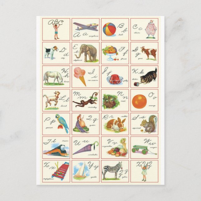 CARTE POSTALE ABC (Devant)