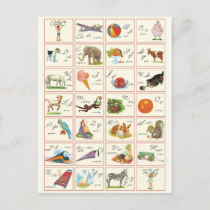 CARTE POSTALE ABC