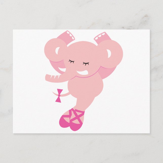 Carte Postale ABC Animaux - Ellie (Devant)