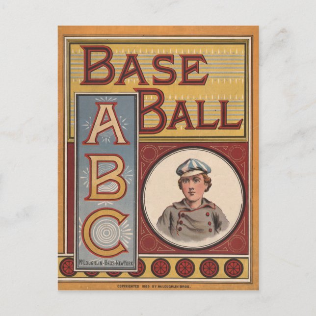 Carte Postale ABC de baseball (Devant)