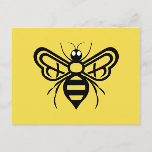 Carte postale Abeille de miel