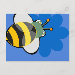 Carte postale Abeille de miel