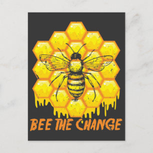 Carte Postale Abeille Le Changement Abeille Miel Abeille Miel Ab