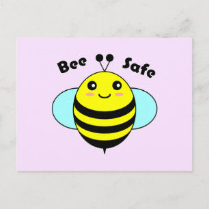 Carte Postale Abeille sûre 2