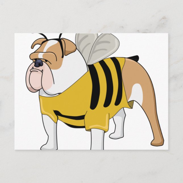 Carte Postale Abeille taupe (Devant)