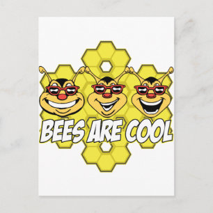 Carte Postale Abeilles cool