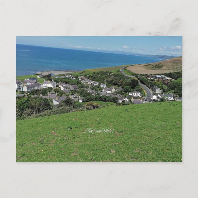 Carte Postale Aberath, village du Pays de Galles, (Devant)