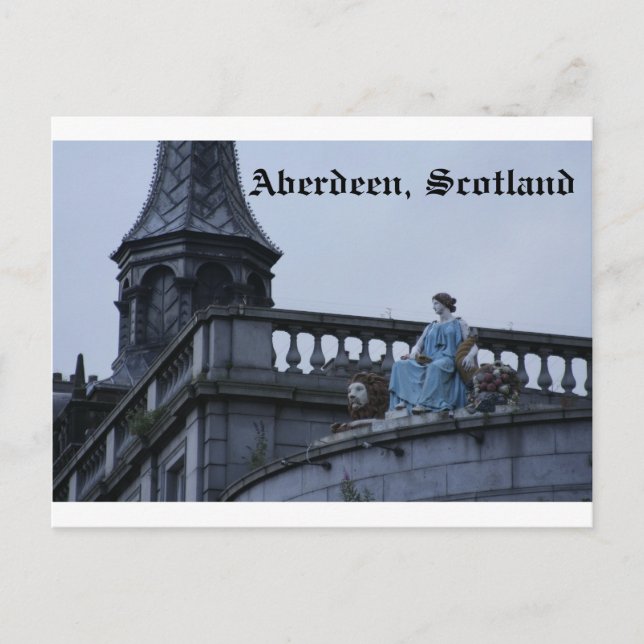 Carte Postale Aberdeen, Écosse (Devant)