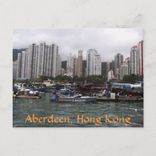 Carte Postale Aberdeen, Hong Kong