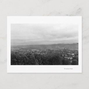 Carte Postale Aberdeen, WA Vue de la ville depuis Belaire Hill