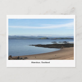 Carte Postale Aberdour Harbour - Plage un matin lumineux