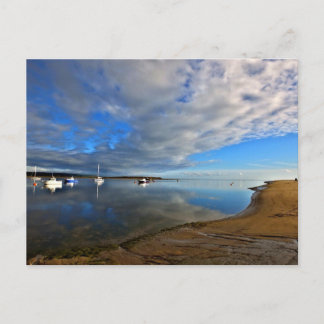 CARTE POSTALE ABERDYFI SOIRÉE PAYS DE GALLES