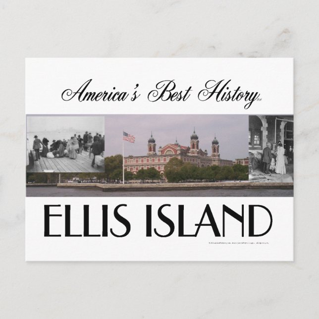 Carte Postale ABH Ellis Island (Devant)
