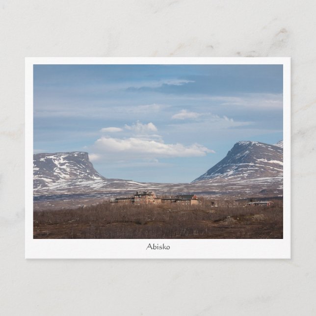 Carte Postale Abisko Suède (Devant)