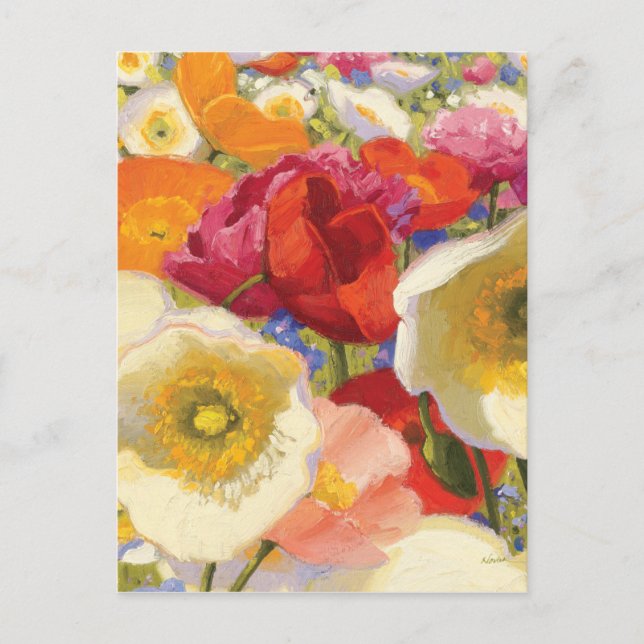 Carte Postale Abondance de fleurs (Devant)