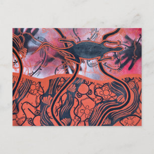 Carte postale aborigène australienne