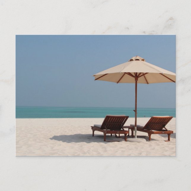 Carte postale - Abou Dabi - Dubaï - Plage (Devant)