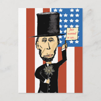 Carte postale Abraham Lincoln