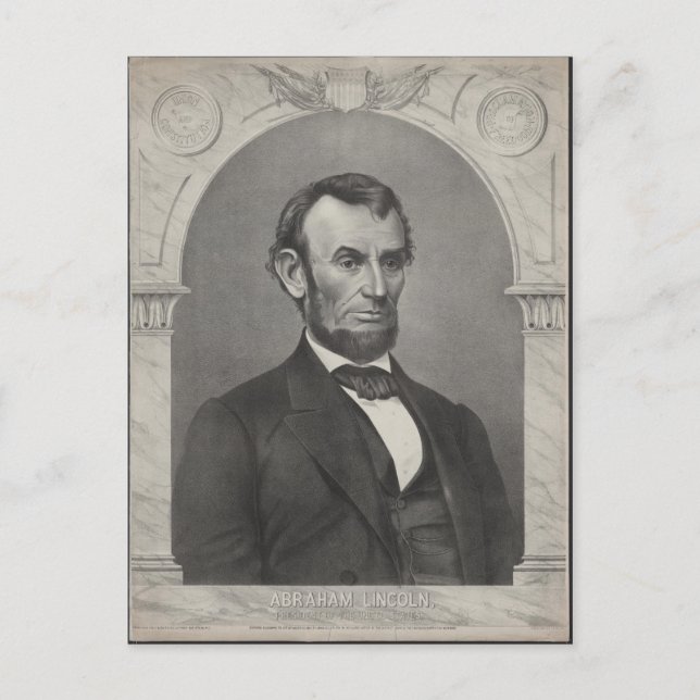 Carte Postale Abraham Lincoln (Devant)