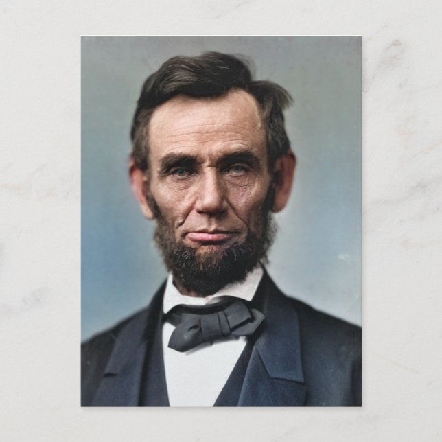 Carte postale Abraham Lincoln (Devant)