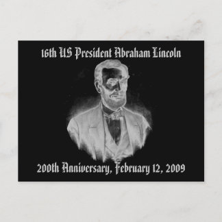 Carte Postale Abraham Lincoln 200e anniversaire