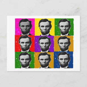 Carte Postale Abraham Lincoln Cadeaux d'Art—Unique 9 Photos