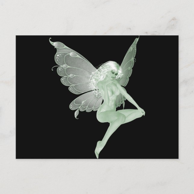 Carte Postale Absinthe Art Signature Green Fairy 1A (Devant)