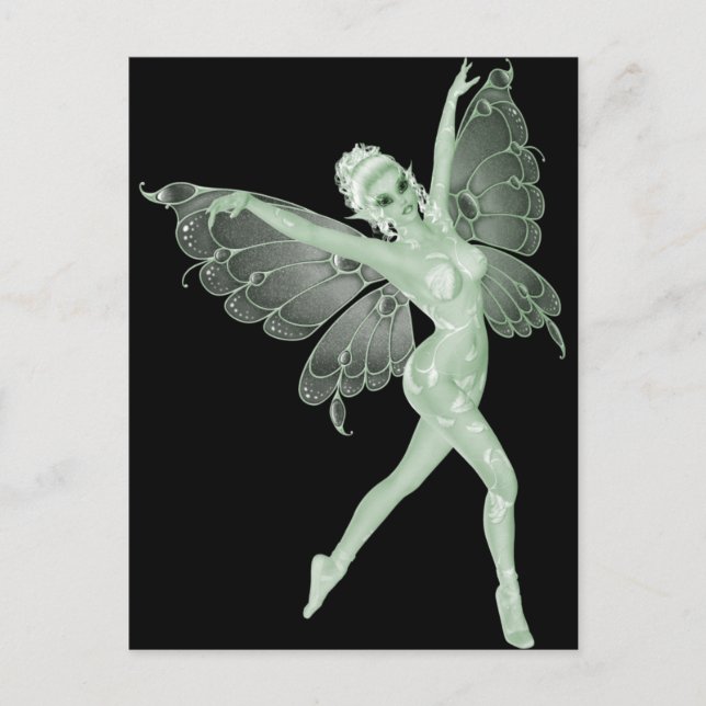 Carte Postale Absinthe Art Signature Green Fairy 3B (Devant)