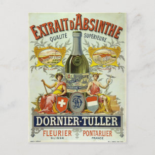 Carte postale Absinthe Dornier-Tuller