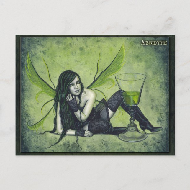 Carte postale Absinthe Fairy (Devant)