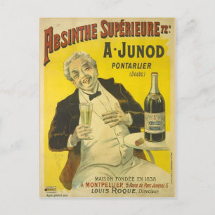 Carte postale Absinthe Junod