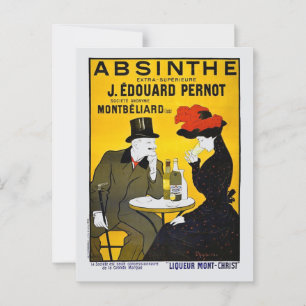 Carte Postale Absinthe Leonetto Cappiello Publicité Vintage