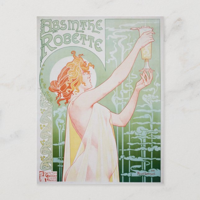 Carte postale Absinthe Robette (Devant)