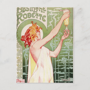 Carte Postale Absinthe Robette